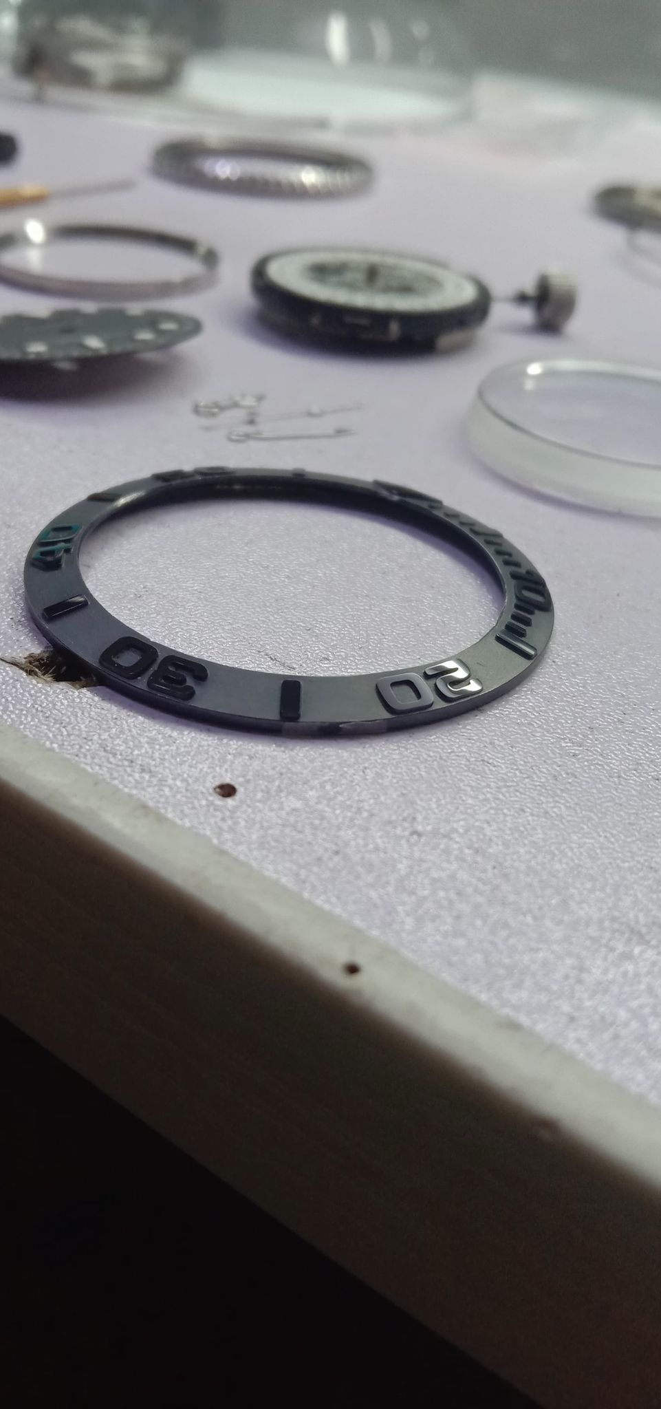 Seiko skx031 clearance bezel insert