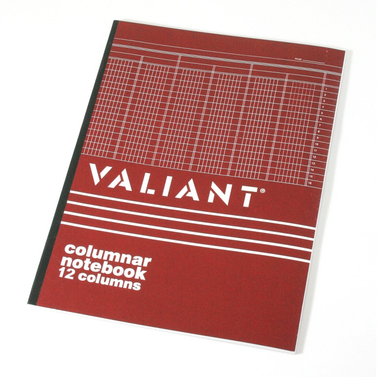 Valiant Columnar/Accounting/Ledger Notebook Cash Notebook(available in