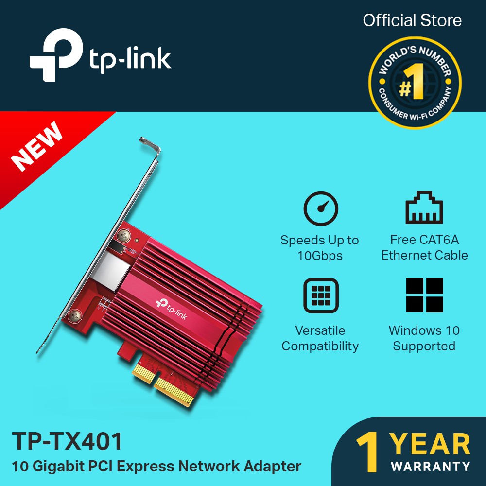 TP-Link TX401 Gigabit PCI Express Network Adapter | Lazada PH