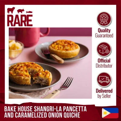 Bake House Shangri-La Pancetta and Caramelized Onion Quiche