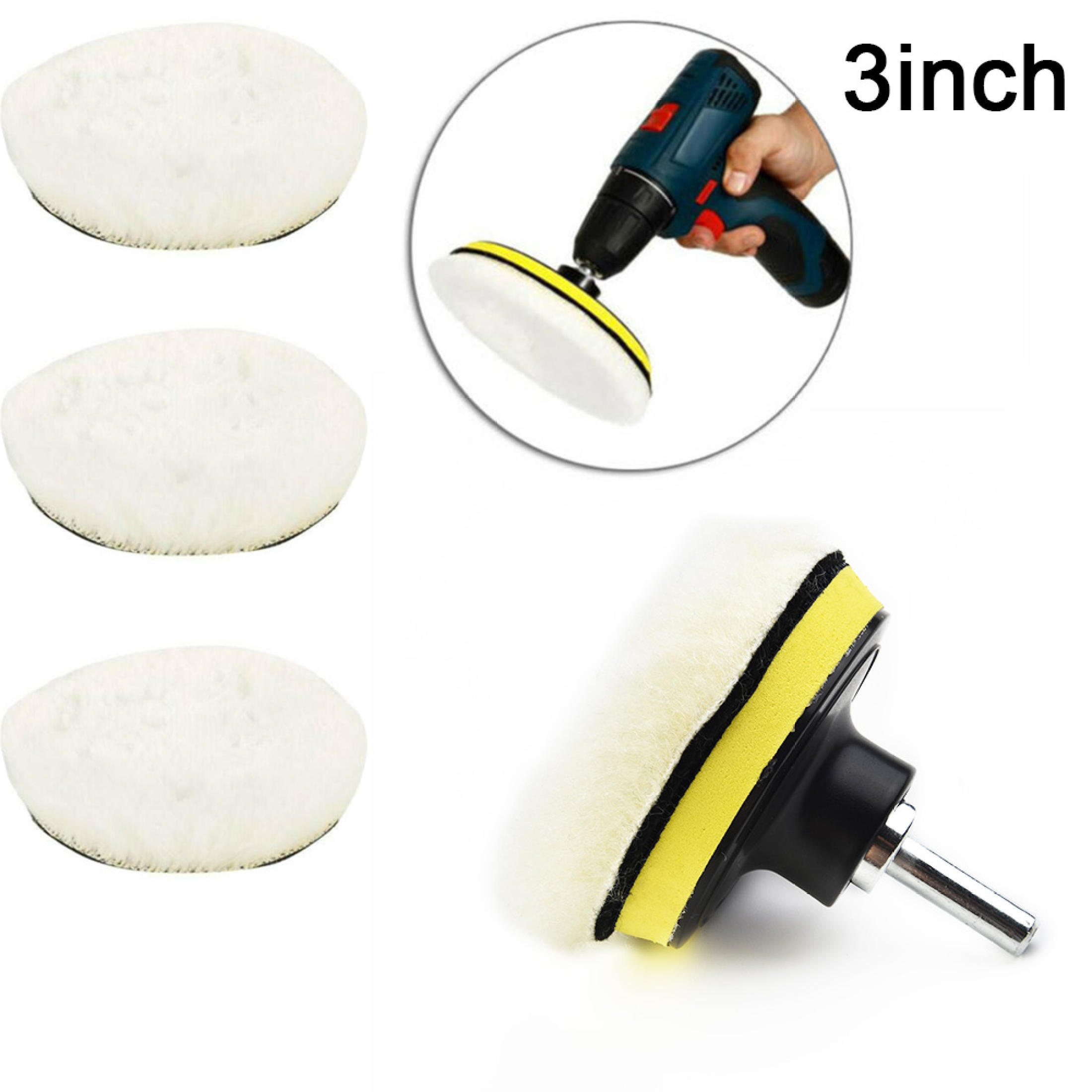 AVID POWER 6 Inch Buffing Pads 5-Pack - Polishing Sponge Pads For Car Buffer & Polisher