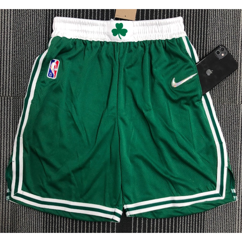 Boston Celtics 【Hot Pressed】 2022 NBA Green Side Pockets