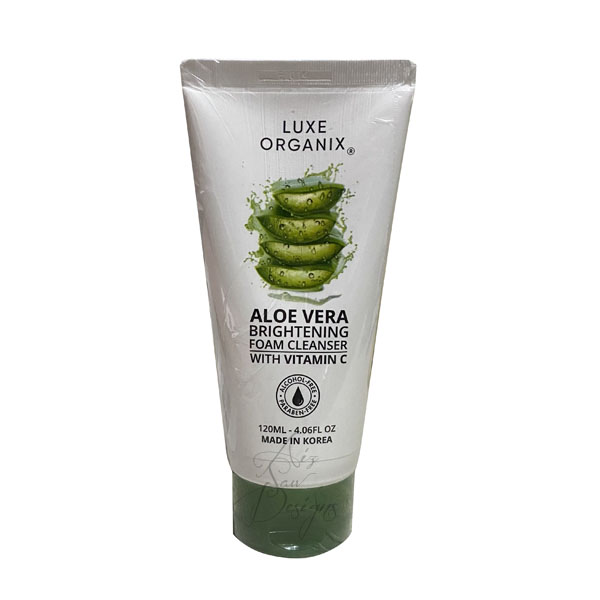 aloe vera brightening micro foam cleanser