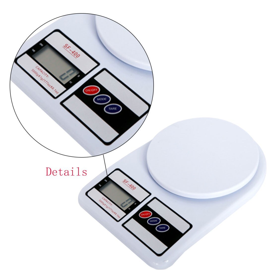 MARIEL MARKET Digital Kitchen Weighing Scale For Food with Free 2 AA  Batteries, Portable Electronic LCD Easy Tare Kitchen Scale Grams Digital  Multifunctional Food Scale Timbangan Weight Scale for Food, Ingredients,  Grains