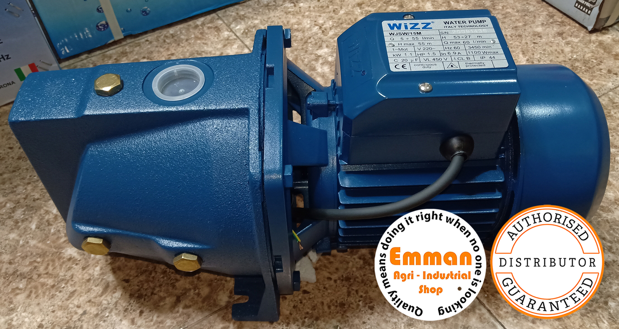 Wizz 1.5hp water pump ( Jetmatic SelfPriming) Lazada PH