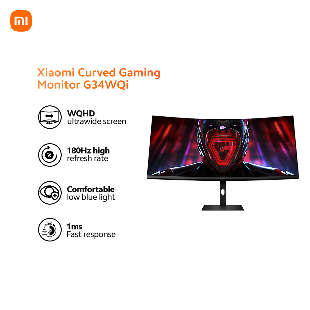 Xiaomi Curved Gaming Monitor G34WQi | Lazada PH