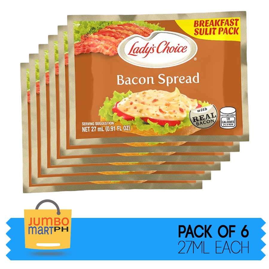 LADY'S CHOICE BACON SPREAD SULIT PACK 27ML / PACK OF 6 Lazada PH