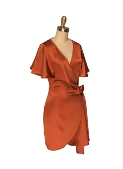 buy orange dress