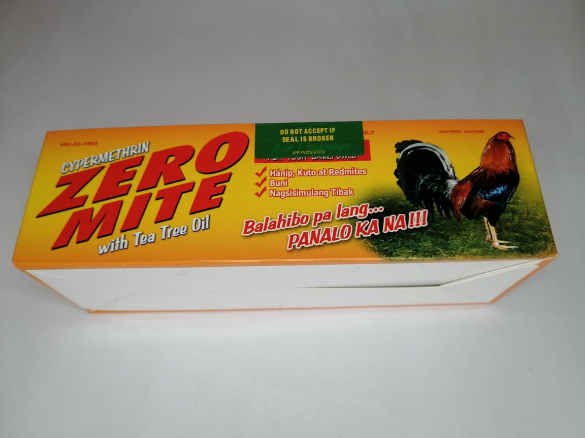 [AGRIVET] ZERO MITE 3in1 shampoo for Gamefowl/ Fighting cock shampoo