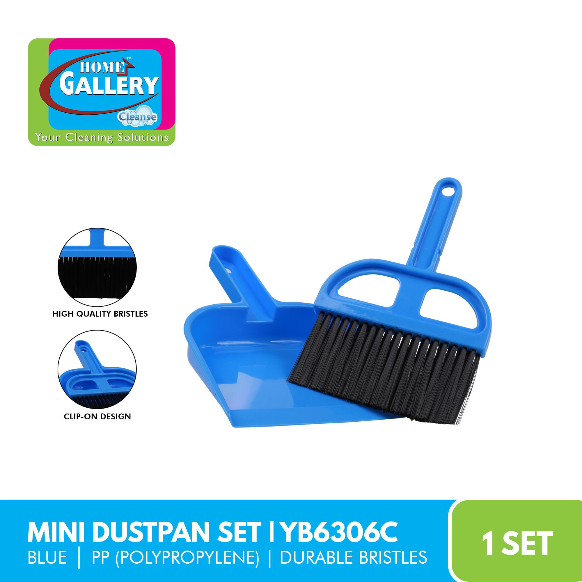 Home Gallery Mini Dustpan Set Multipurpose Cleaning Tool for Table