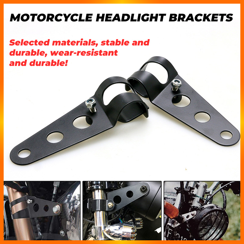 Pinph 28Mm43Mm Universal Motorcycle Headlight Mount Brackets Fork Ear