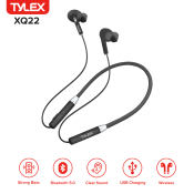 TYLEX XQ22 Neckband Headset: Wireless, Strong Bass, Lightweight, Bluetooth V5