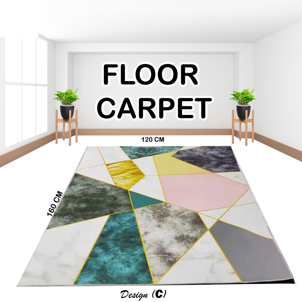 floor mat carpet RIGHTCLICK 120X160cm Modern Print Carpet For Living