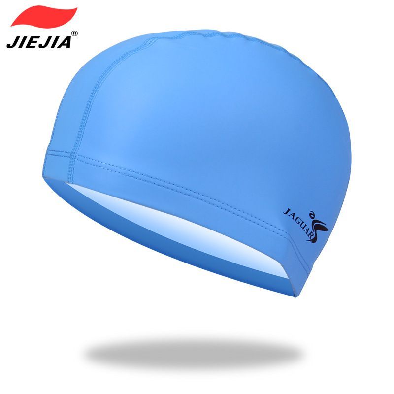 【READY STOCK】JIEJIA Solid Color Waterproof Breathable Swimming Cap