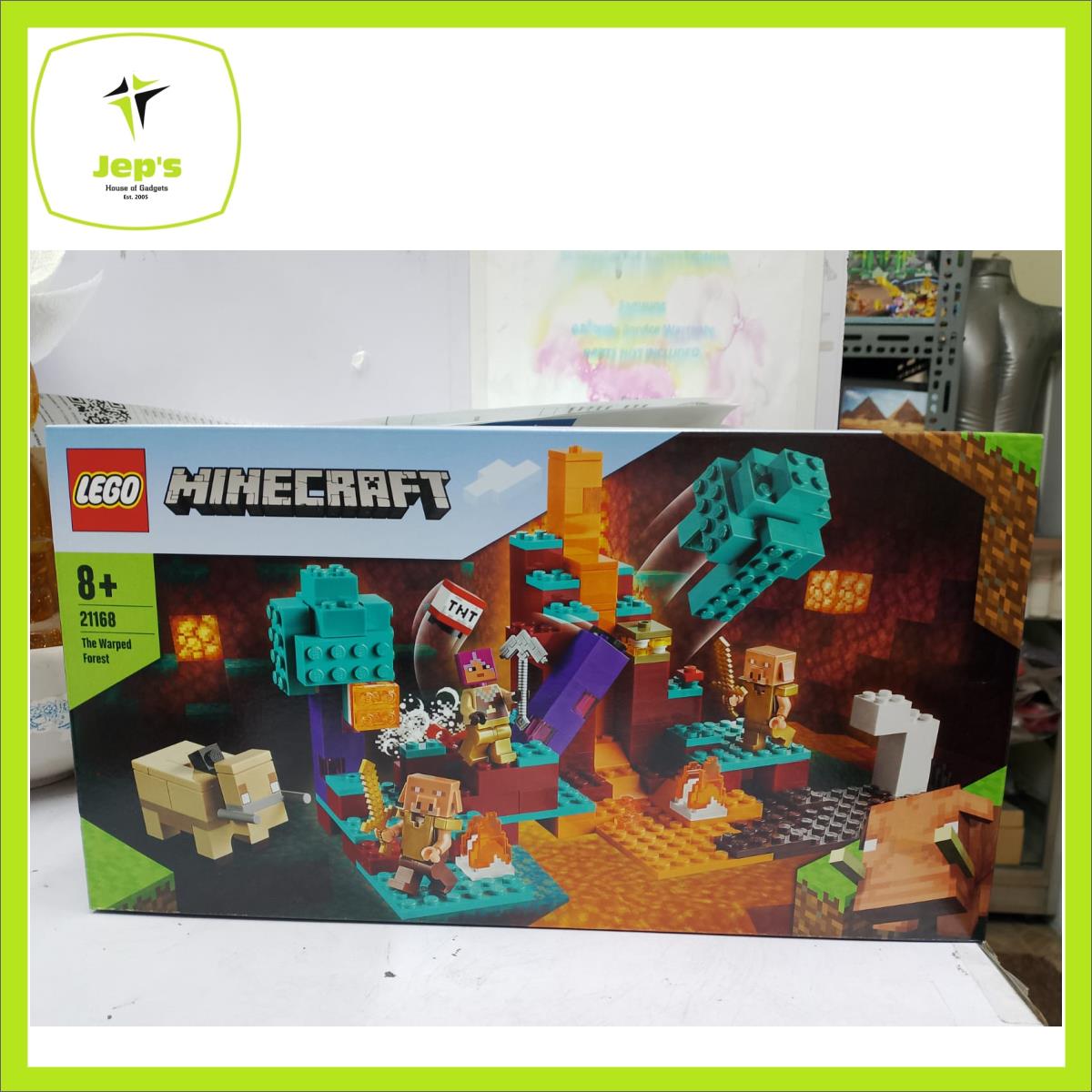 Lego Minecraft 21168 The Warped Forest (2021) | Lazada PH