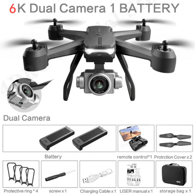 Mini Drone with 6k Hd Camera for Vlogging Original Drones with Long