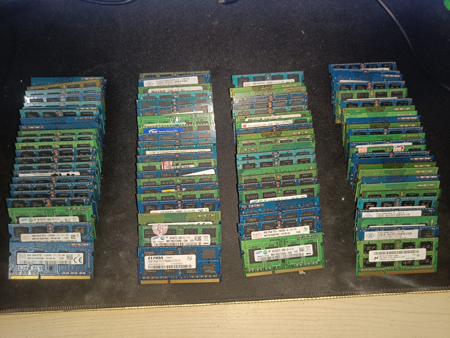 Kingston Apacer RAM for laptop DDR3 DDR3L DDR4 2GB 4GB 1333Mhz 1600Mhz  2666mhz SODIMM Used