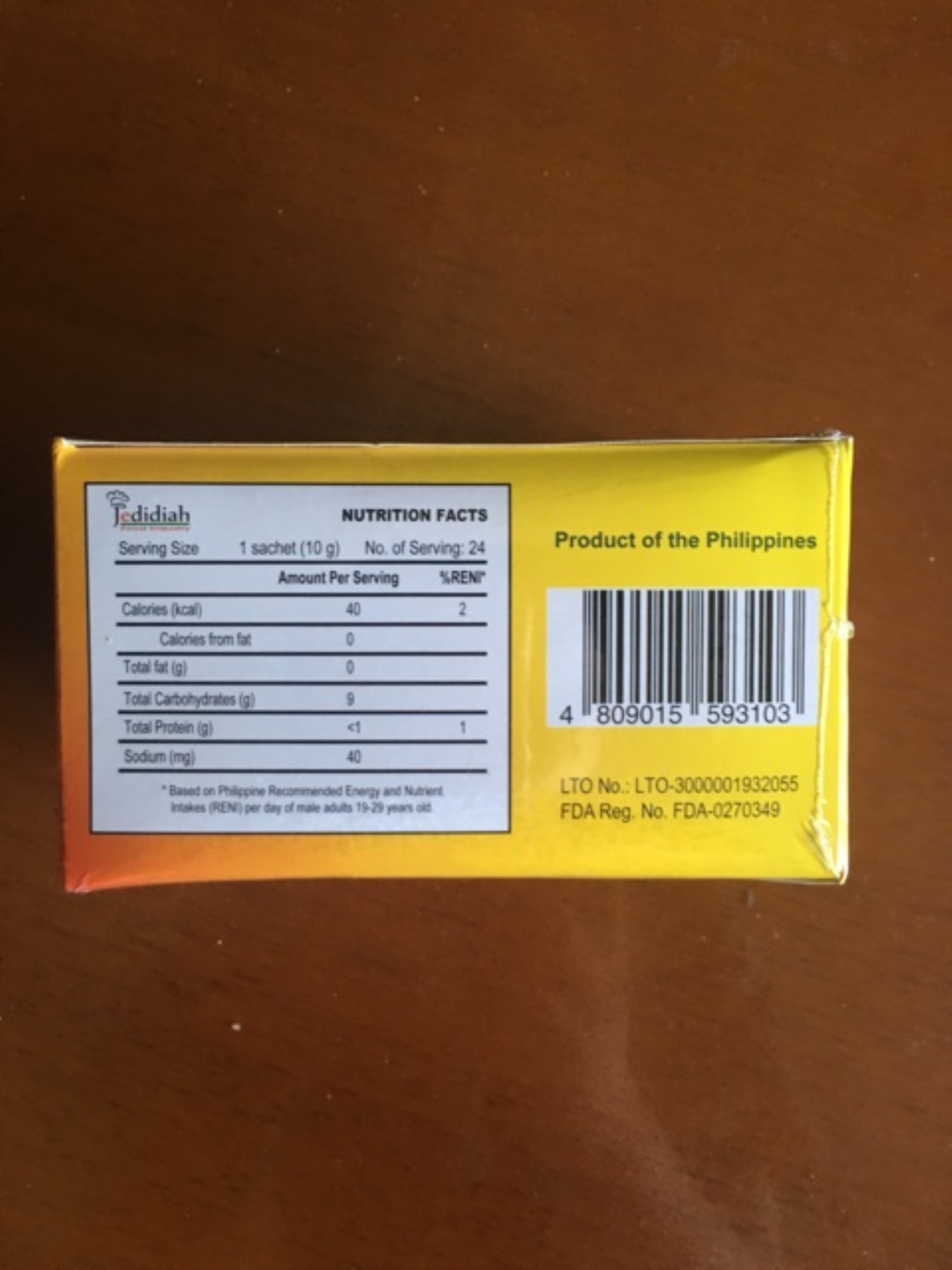 Jedidiah Turmeric Luyang Dilaw with Lemongrass Brew 240g Lazada PH