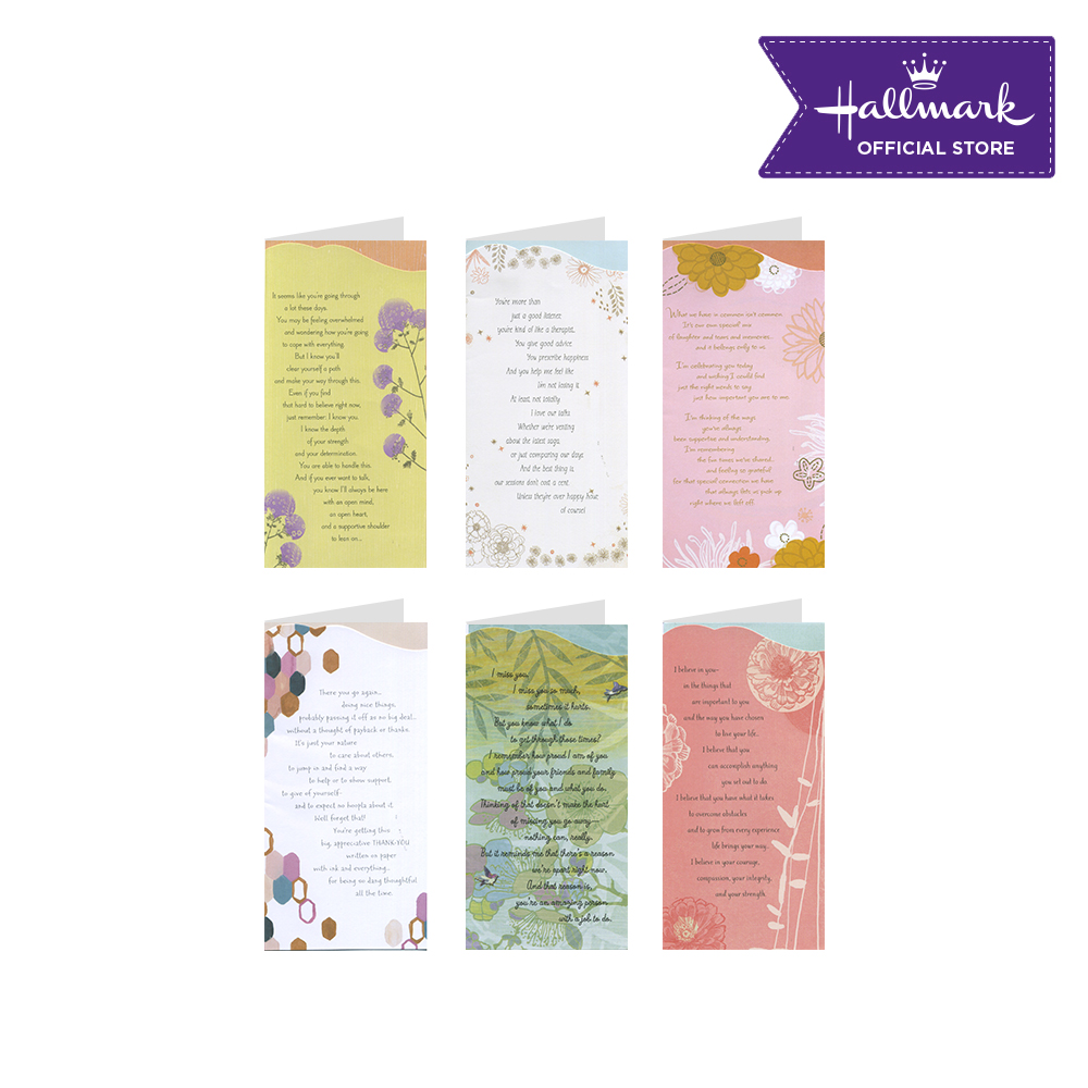 Hallmark Assorted Friendship Greeting Cards Between You And Me Set A 6 Pcs Cards And Envelopes Lazada Ph