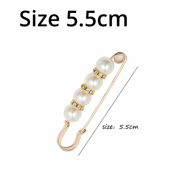 Waistband Pin，Fashion Pearl Brooch Ladies Pin Fixed Clothes Neckline ...