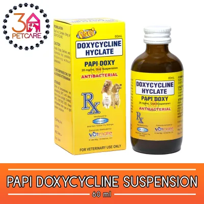 Papi Doxy Cycline Antibacterial for Dogs and Cats (60ml)