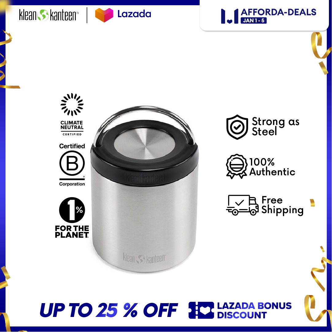 Klean Kanteen TKCanister Stainless Steel Food Canister with Insulated