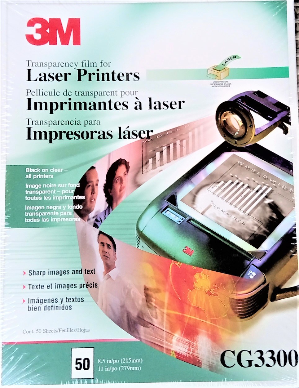 3M Transparency Film for Laser Printers (CG3300) HighQuality Printing