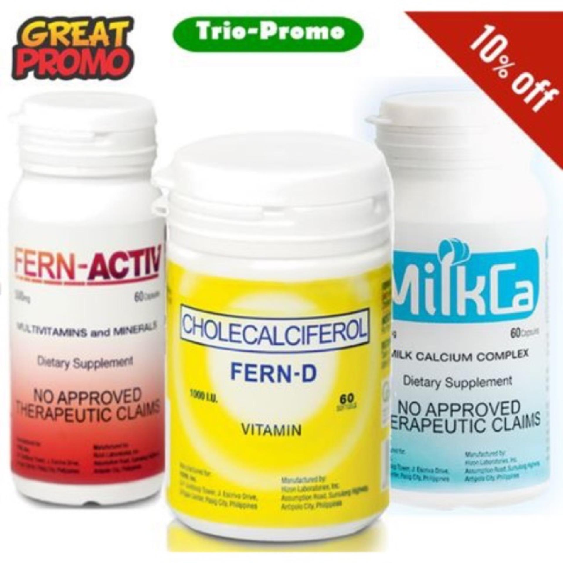 Fern D 60s, Fern Activ 60s, Milkca 60s Lazada PH