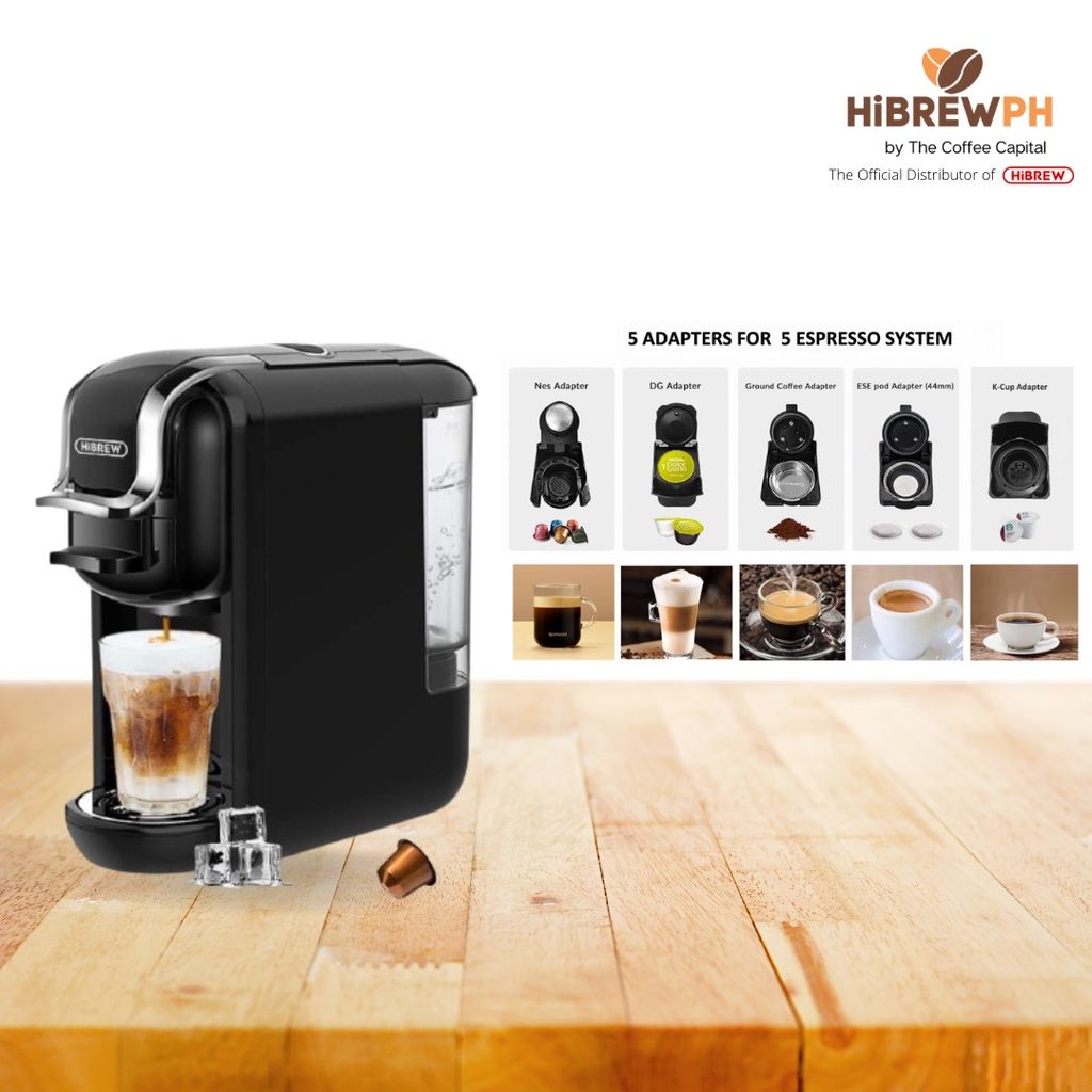 Philippine spot Hibrew 5 In1 Multiple Capsule Espresso Coffee Machine