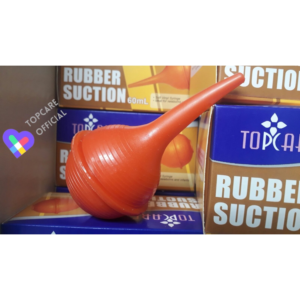 Rubber Suction / Bulb Syringe 60ml (1 PIECE) TOPCARE (RANDOM COLOR