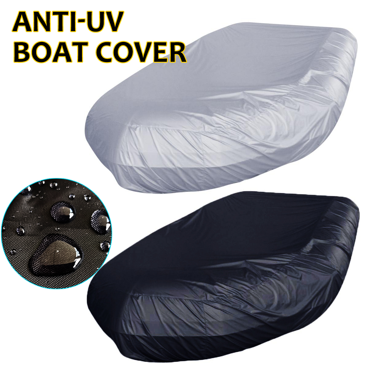 Flameer Heavy Duty Water UV Protection Inflatable Boat/Dinghy/Tender Cover Storage Accessories