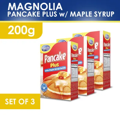 Magnolia Pancake Plus with Maple Syrup (200g) Set of 3