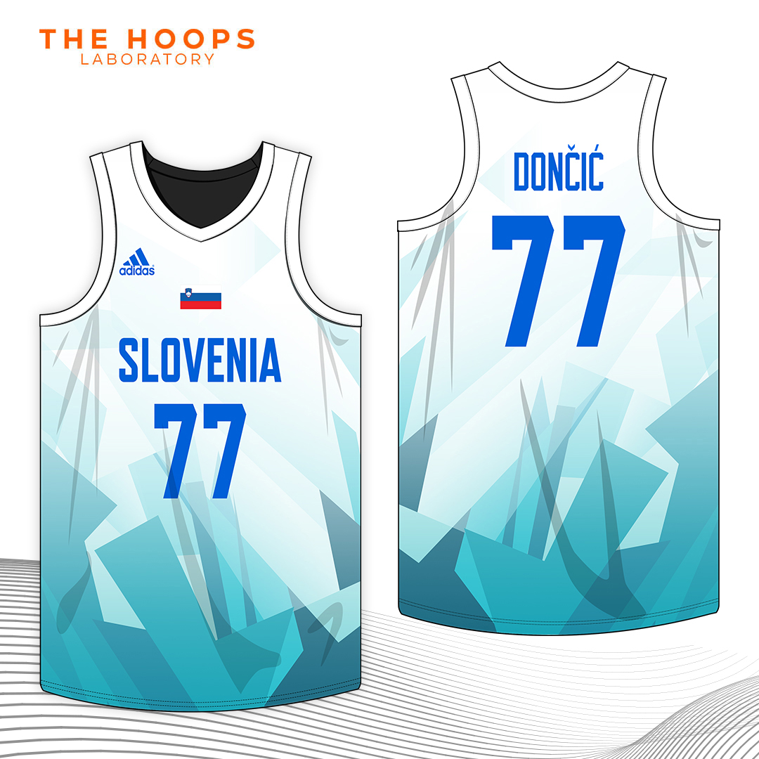 THL Slovenia Teal New Design 2021 Jersey Full Sublimated Basketball ...