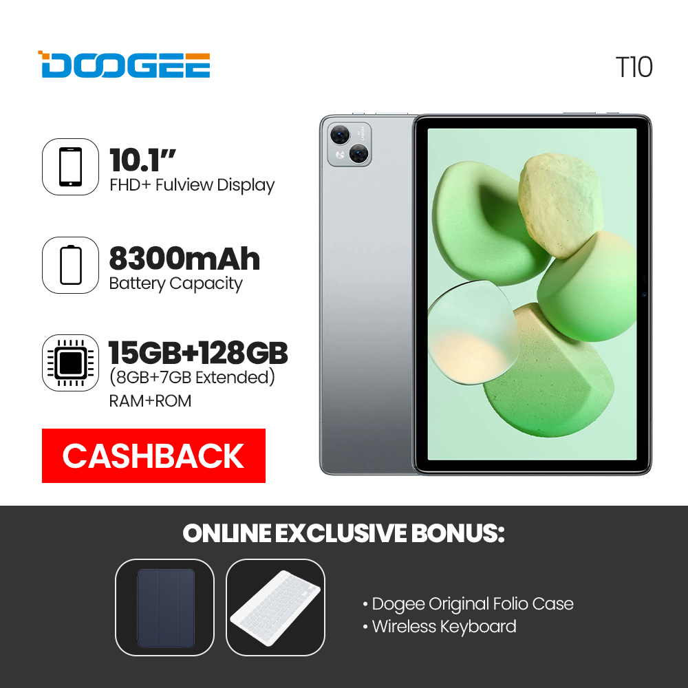 DOOGEE T30 Pro Tablet (2023), 15 GB Ram + 256 GB ROM (TF 1TB) Helio G99  Octa-Core, akku 8580mah, 11 2.5K Pollici, TUV Certificado, 20MP + 8MP,  Android 13, GPS Gescihts ID