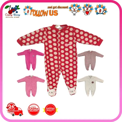 Baby Cute Romper Infant Bodysuit Cotton Pajamas Sleep Play Frogsuit Jumpsuit Soft Sleepwear Onesie Random Design 1PC