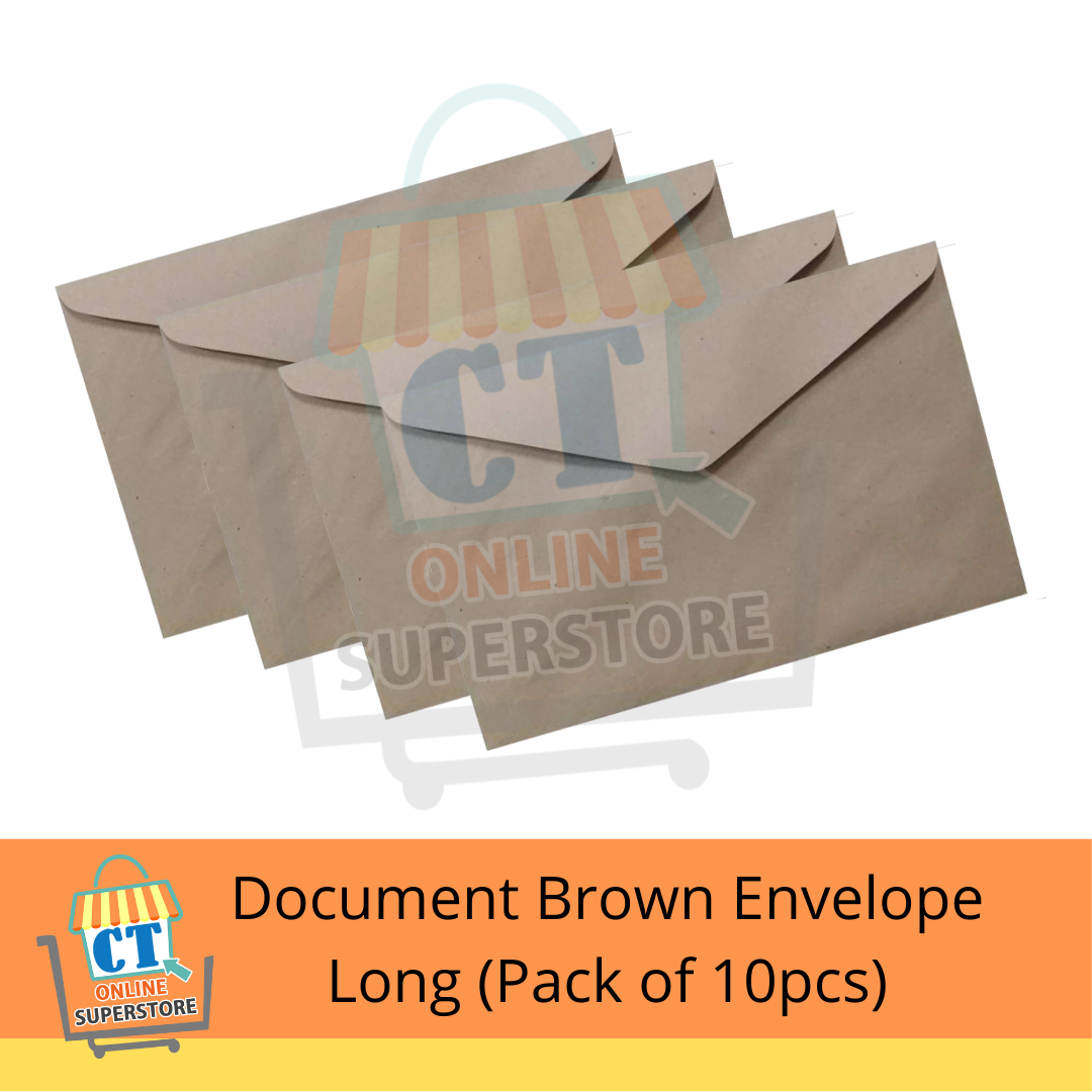 Document Brown Envelope Long (Pack of 10) Lazada PH
