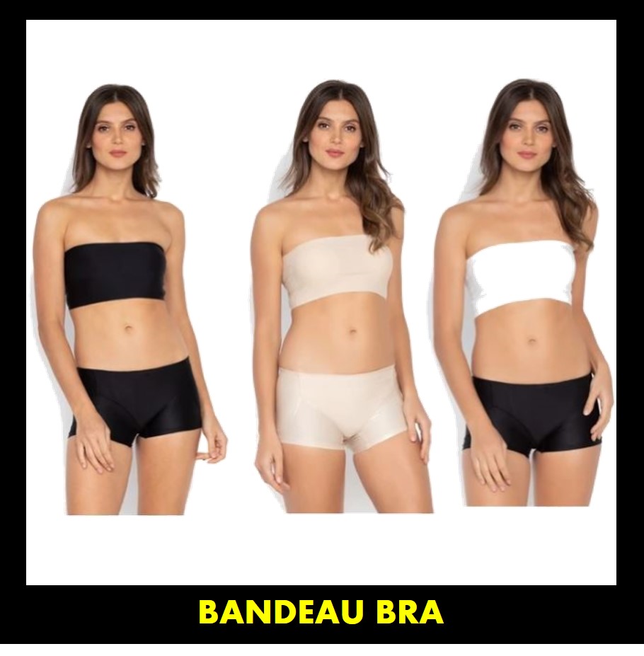 Seamless Bandeau Tube Bra - Strapless Bralette Padded Stretch Top Bra, Tube  Top, Cami Top - One Size