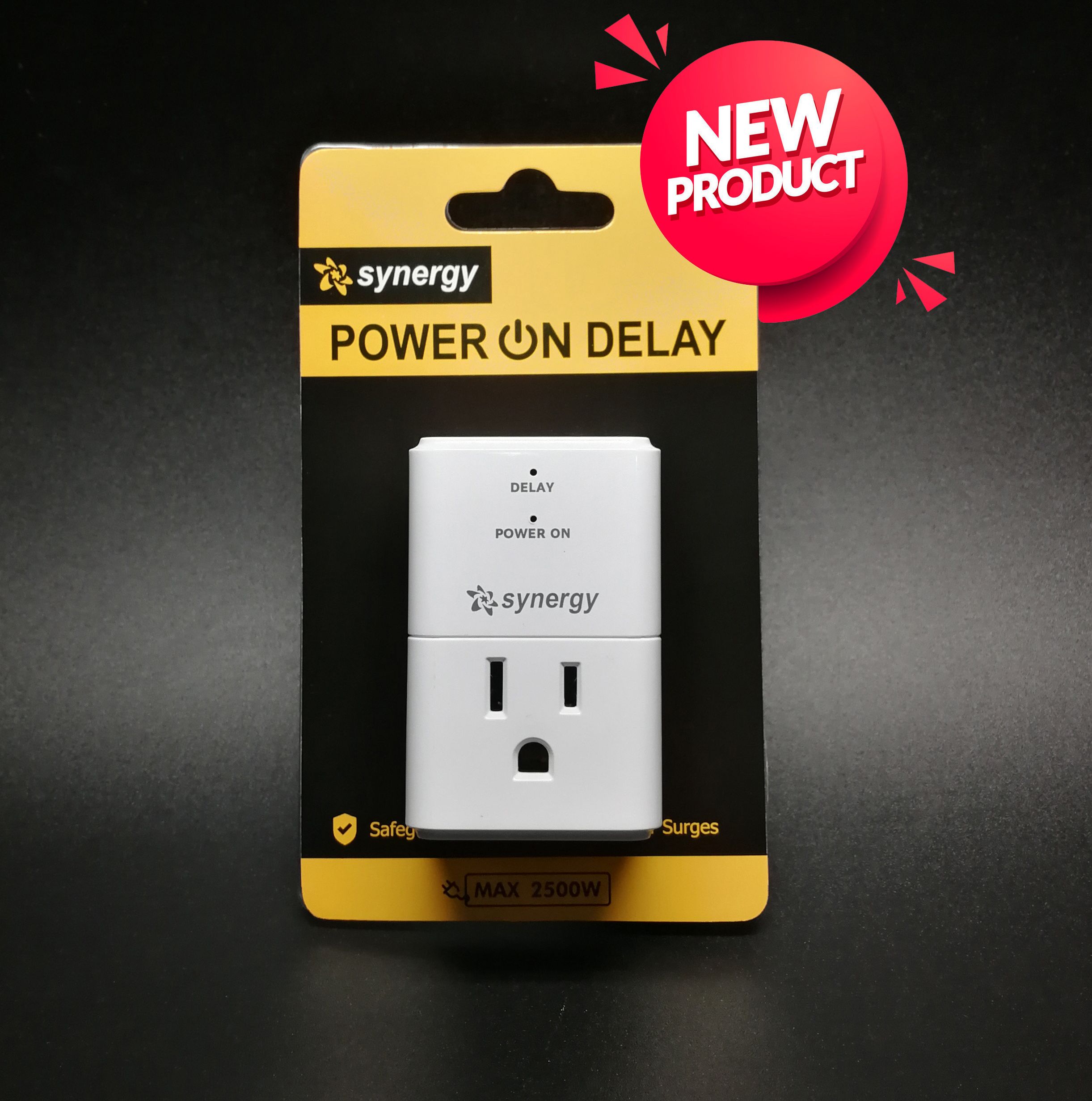 Synergy Power On Delay Appliance Surge Protector 2500w 10A (SPD005
