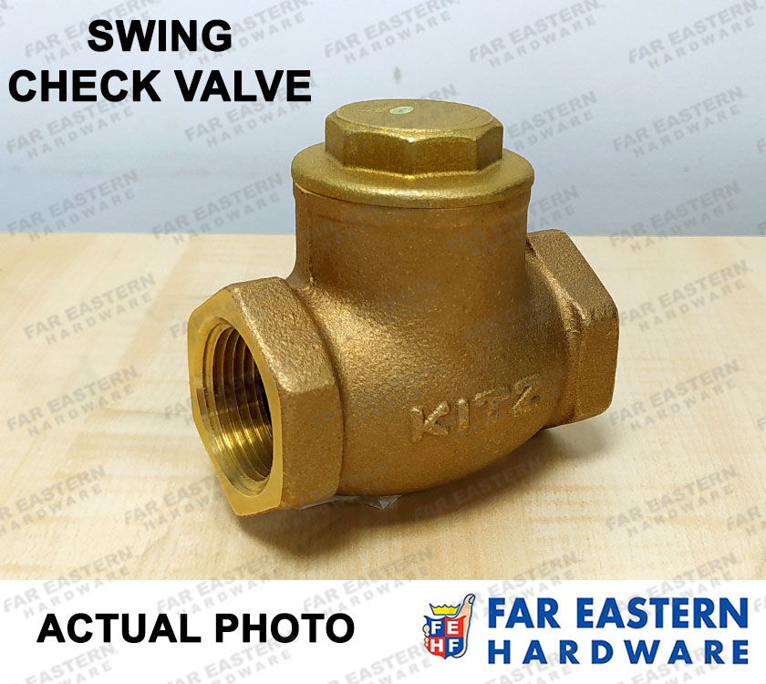 KITZ Brass Ball Gate Swing Check Valve 2-1/2" 3" 4" | Lazada PH