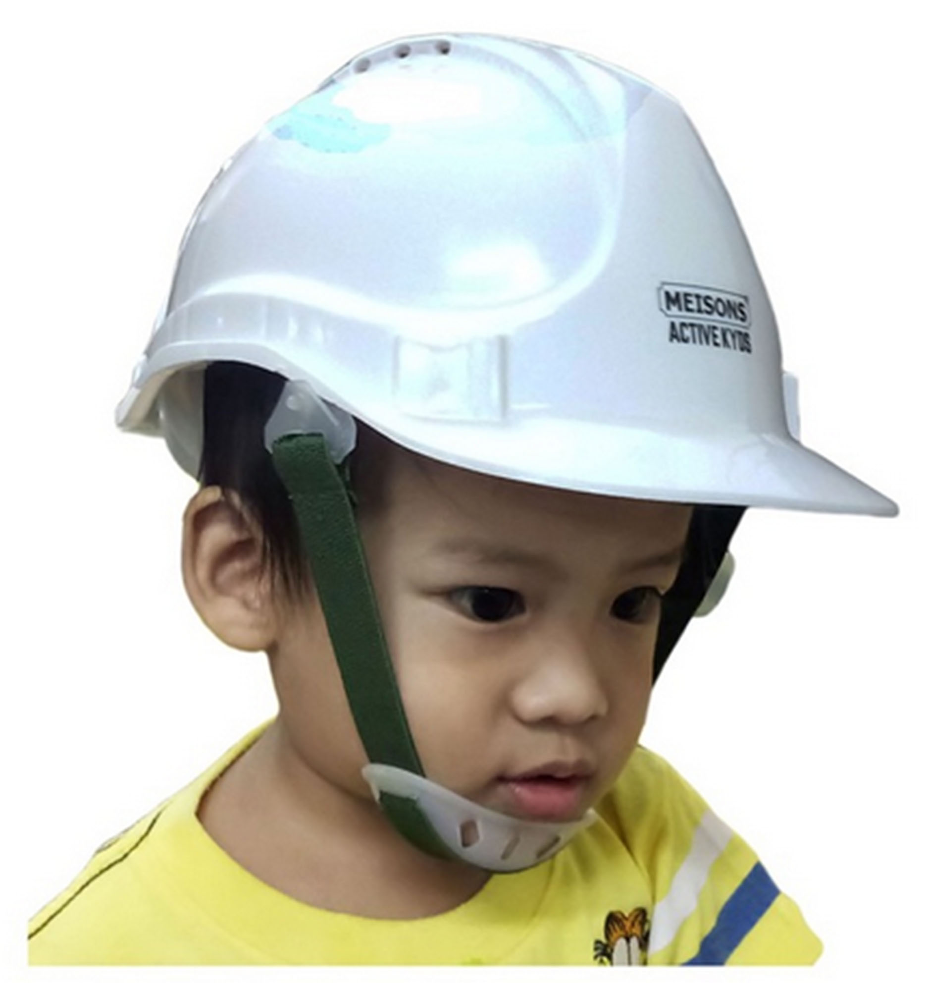 REAL HARD HAT FOR KIDS SAFETY HELMENT SAME MATERIAL AS ADULT KIND HARD