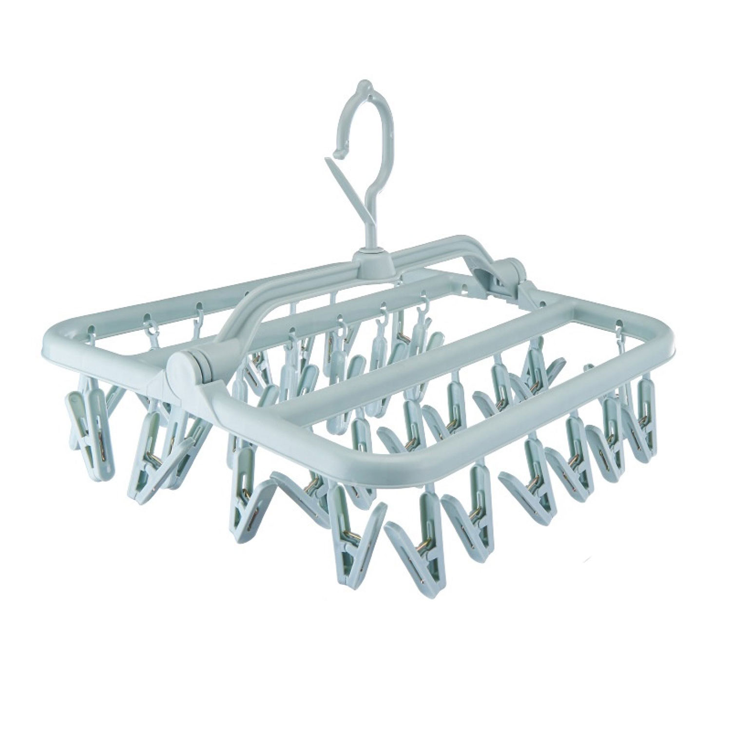 CiCi Foldable 32 Peg Windproof Clothes Hanger Dryer Windproof Hanger ...