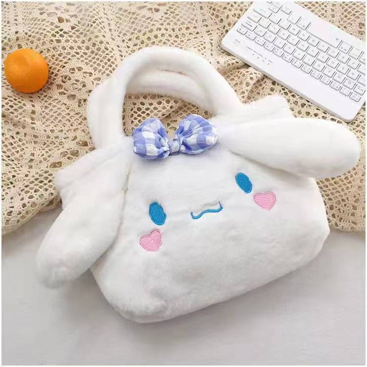 Sanrio Series Kawaii Cinnamoroll Sanrio Plush Bag My Melody Anime