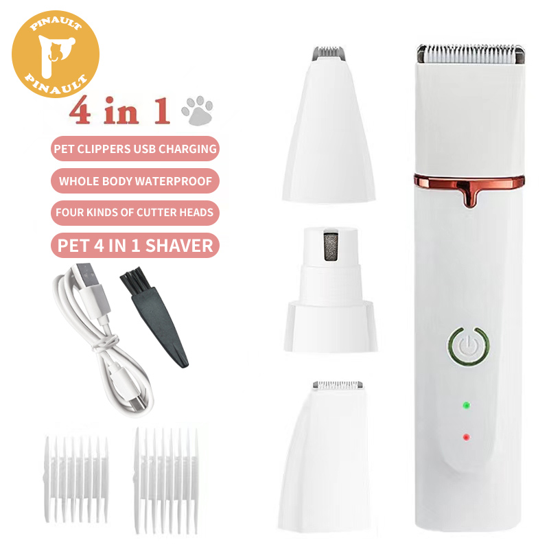 Razor for dogs 4in1 Pet dog razor grooming electric lownoise pet hair