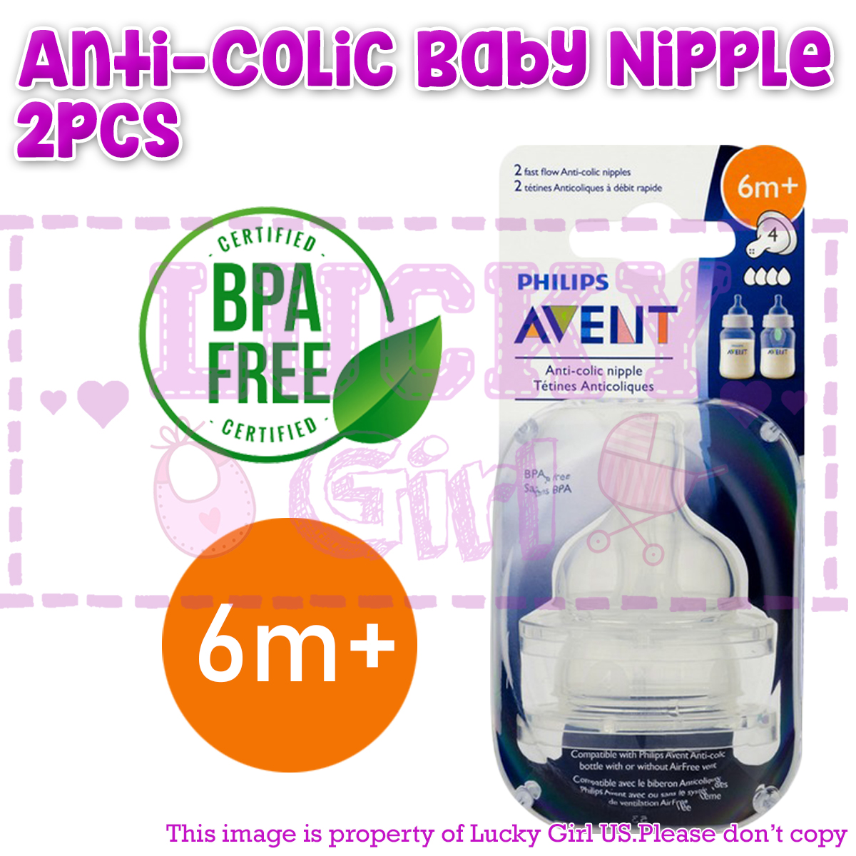 smallest avent nipple size