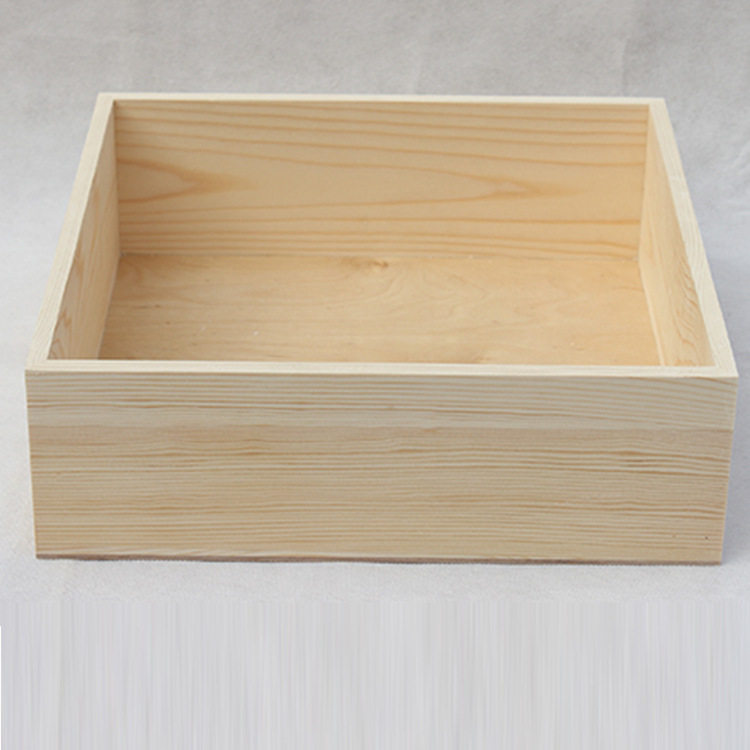 Wooden Box Rectangular Wooden Box without Lid Succulent Shelf Wooden