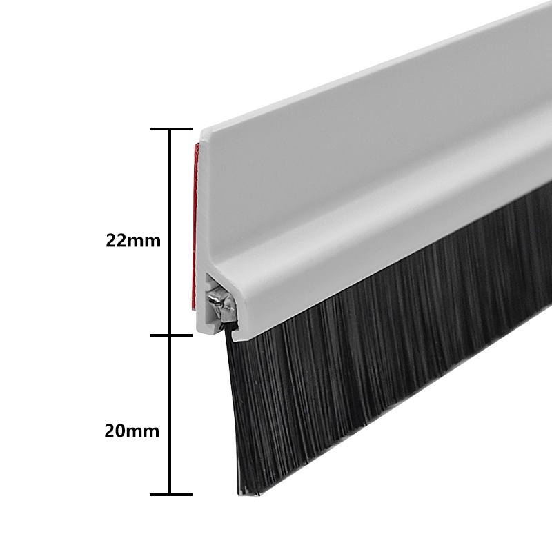 Door Sealing Strip Door Seal Brush Door Seal AntiInsect Dust Proof PVC