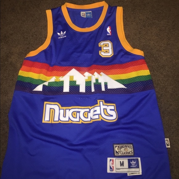 Allen iverson sale rainbow jersey