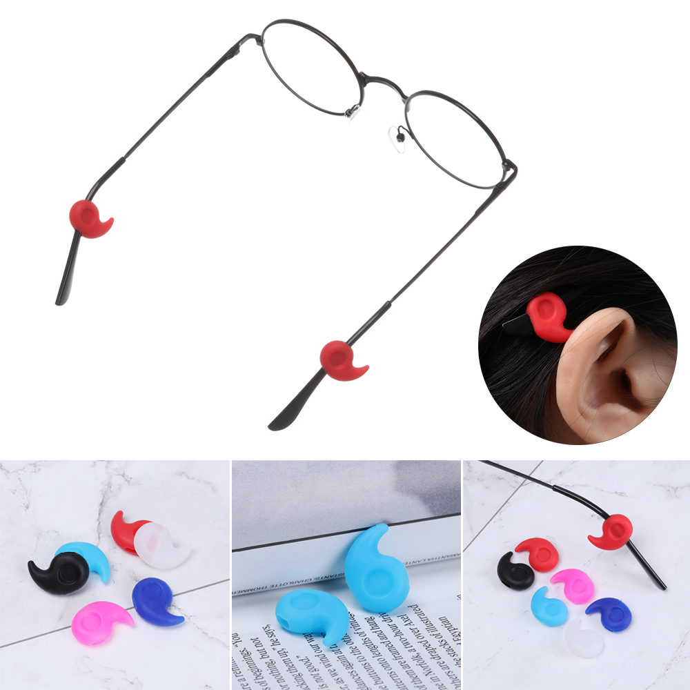 WEEHEJU33 Spectacle Sports Eyewear Soft Silicone Outdoor Eyeglasses Accessories Glasses Ear Hooks Sports Temple Tips Temple Holder Fixed Leg Grip