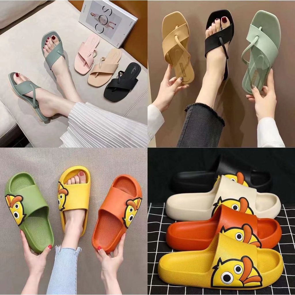 Korean Rubber Slipper Indoor and Outdoor Lazada PH