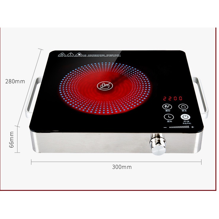 Touch Induction Cooker Smart Infrared Ceramic Cooktop Electric Plate